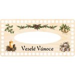 Woody Crafts Víko na kapesníky 24 x 12 cm, Veselé Vánoce – Hledejceny.cz