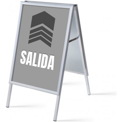 Jansen Display Set reklamního áčka A1, Východ, šedý, španělsky, 639 x 1094 mm – Zboží Živě