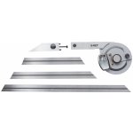 K-MET 1093 úhloměr s lupou a pravítky 80 150 195 300mm 251624 – Hledejceny.cz