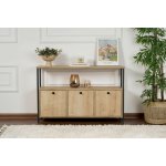 Hanah Home Skříňka SOLACE dub, černá – Hledejceny.cz