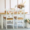 Jídelní stůl ARTEN Rustikální jídelní stůl POPRAD MES13A - borovice (bílý vosk) ROZMĚR: (š/h/v) 120 x 80 x 76 cm