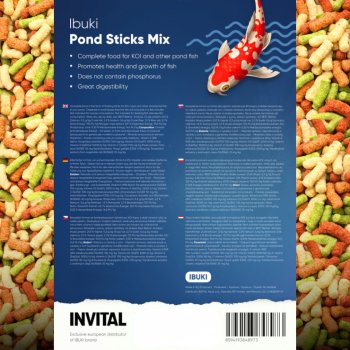 Ibuki Pond Sticks Mix 40 l, 3200 g