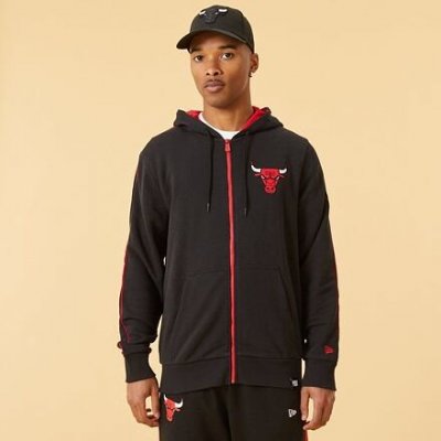 NEW ERA NBA Contrast hood fz hoody CHIBUL BLKFDR – Zboží Mobilmania