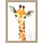 Ostaria Dětský dekorativní obraz Mini animals 30 x 40 cm | 4 vzory Vzor: Slon – Hledejceny.cz