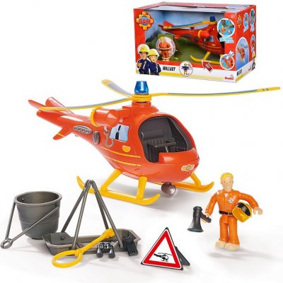 SIMBA Hasič Sam Vrtulník Wallaby s figurkou záchranáře Toma – Zboží Mobilmania