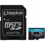 Kingston microSDXC 64 GB SDCG3/64GB – Zboží Mobilmania