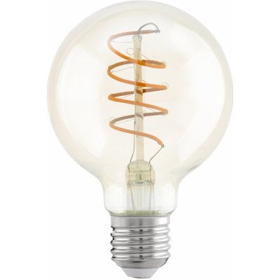 Eglo 110075 Retro Spiral Bulb LED retro dekorativní žárovka E27, 4W, 2200K, G80 – Zbozi.Blesk.cz