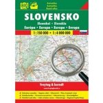 Slovensko bez brýlí autoatlas 1:150 000 – Zboží Mobilmania