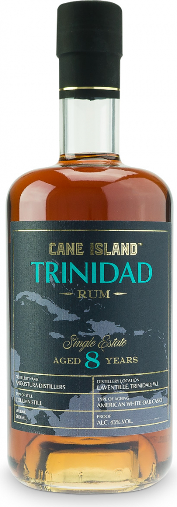 Cane Island Single Estate Trinidad 8y 43% 0,7 l (holá láhev)