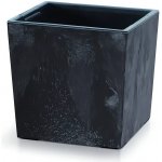Prosperplast Květináč URBI SQUARE LOW EFFECT 30 cm antracit – Zboží Dáma