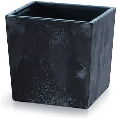 Prosperplast Květináč URBI SQUARE LOW EFFECT 30 cm antracit – Zboží Dáma