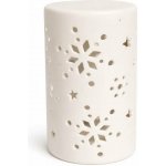 DECOLED Keramický svícen, 7,5 x 12,5 cm, teple bílá – Hledejceny.cz