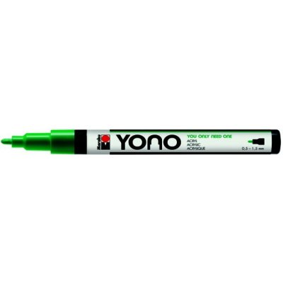 Marabu YONO Akrylový popisovač 067 Zelená bohatá 0,5-1,5 mm – Hledejceny.cz