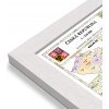 Nástěnné mapy Excart Maps ČR - obří nástěnná automapa 240 x 135 cm (vydání 2024) Varianta: mapa v dřevěném rámu, Provedení: Pegi bílý