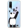Pouzdro a kryt na mobilní telefon Pouzdro TopQ Vivo Y20s silikon Rebel Panda