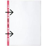 DURABLE otevřený sleva A4 90mic s červeným okrajem 100ks – Sleviste.cz