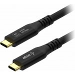AlzaPower APW-CBTC4505B AluCore USB-C to USB-C USB4 Gen 3x2 240W 0,5m černý – Zboží Živě