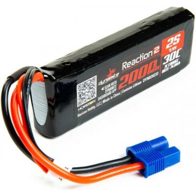 Dynamite LiPo Reaction2 7.4 V 2000 mAh 30C EC3