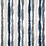Dekorativní závěs proti hmyzu do dveří karavanu Brunner, 56 × 205 cm barva modro-šedo-bílá – Zboží Mobilmania