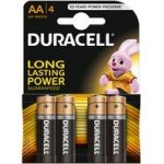 Duracell Basic AA 4ks 10PP100001 – Zboží Mobilmania