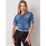 Rue Paris dámská džínová košile ro-ks-5432.07p blue – Hledejceny.cz