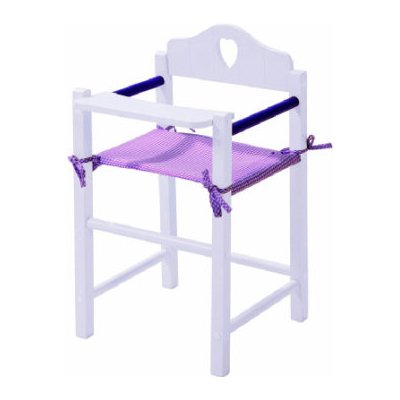 ROBA jídelní židlička pro panenky fialová