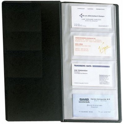 ESSELTE Vizitkář "Standard" černá na 128 vizitek ESSELTE – Zboží Živě