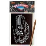 Škrabací obrázek Holografický AUTO – Zboží Dáma