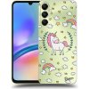 Pouzdro a kryt na mobilní telefon Samsung Picasee silikonové Samsung Galaxy A05s Unicorn star heaven čiré