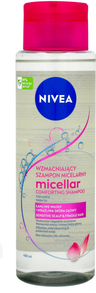 Nivea Micellar Shampoo pro oslabené vlasy bez silikonů 400 ml