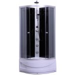 Savana Veduta Nero masážní sprchový box Rozměr koutu: 80x80cm – Zboží Dáma