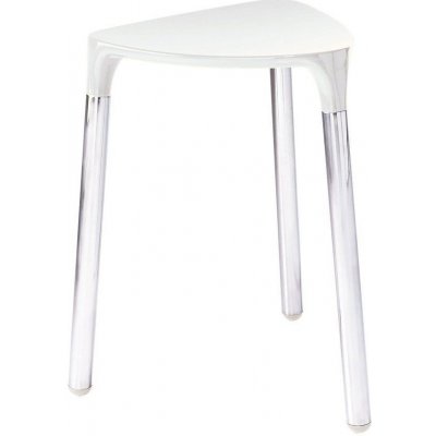 Gedy Yannis Koupelnová stolička 37 x 43,5 x 32,3 cm, bílá 217202 – Zboží Mobilmania