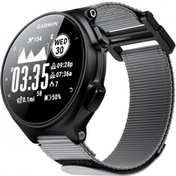 PROTEMIO NYLON Řemínek Garmin Forerunner 735XT šedý 38301