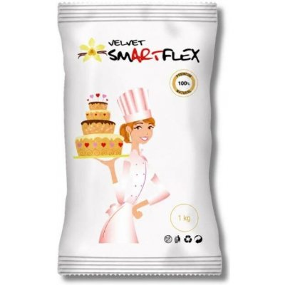 Smartflex Fondán na dort Velvet vanilkový 1 kg – Sleviste.cz