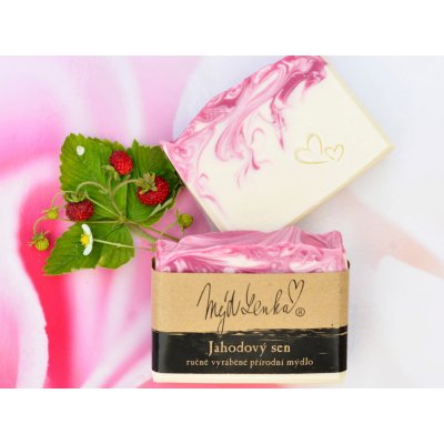 mýdLenka přírodní mýdlo Jahodový sen 95 g – Zboží Dáma