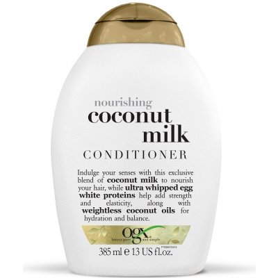OGX Výživný kondicionér + kokosové ml ieko Hydratačný kondicionér s kokosovým ml 385 ml