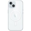 Pouzdro a kryt na mobilní telefon Apple Apple iPhone 15 Clear Case with MagSafe MXRK3ZM/A