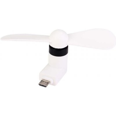 Micro USB větráček bílý – Zboží Dáma