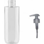 Ambra Plastová lahvička čirá s bílým kosmetickým rozprašovačem 150 ml – Zboží Dáma