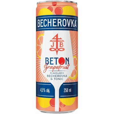BECHEROVKA TONIC grep limo BETON 4,9 % 0,25 (plech) – Hledejceny.cz
