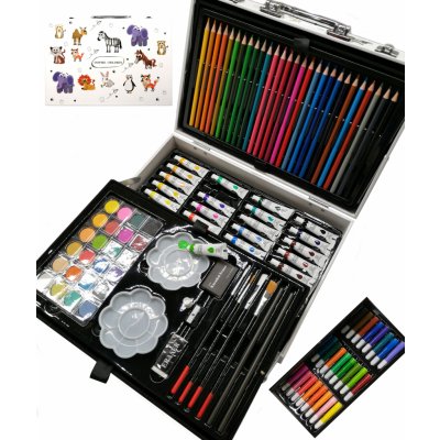 DAMPOD SHOP Velká sada na malování pro malé malíře bílá zvířata 145 ks – Zboží Dáma DAMPOD SHOP Velká sada na malování pro malé malíře bílá zvířata 145 ks – Zboží Dáma