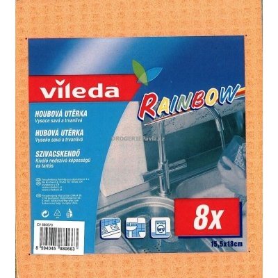 Vileda Ranbow Style utěrka houbová 8 ks – Zboží Dáma