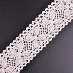 Takoy Bavlněná krajka ecru 4,5 cm – Zboží Mobilmania