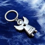 Přívěsek na klíče Andělíček kovový AE 727787 – Zbozi.Blesk.cz