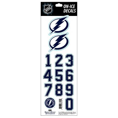 Sportstape ALL IN ONE HELMET DECALS - TAMPA BAY LIGHTENING – Zbozi.Blesk.cz