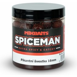 Mikbaits Boilies V Dipu Spiceman Pikantní Švestka 250ml 16mm