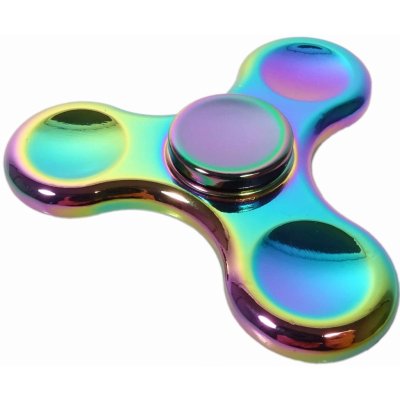 Fidget Spinner SPARTAN STEEL duhový – Zboží Mobilmania