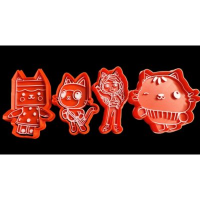 Vykrajovátka a razítka Gabin kouzelný domek – 3D tisk z PLA – Zboží Dáma