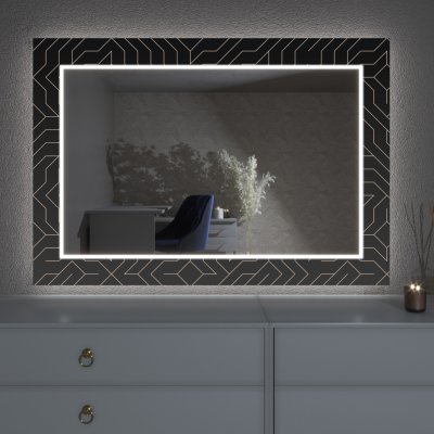 Artalo LED zrcadlo s dekorem D11 50 x 50 cm – Hledejceny.cz