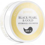 Petitfée Black Pearl & Gold Hydrogel Eye Patch oční polštářky s černou perlou a zlatem 60 ks – Zboží Mobilmania